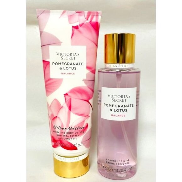 Victorias Secret Pomegranate & Lotus Balance 2 Piece Set - Picture 1 of 2